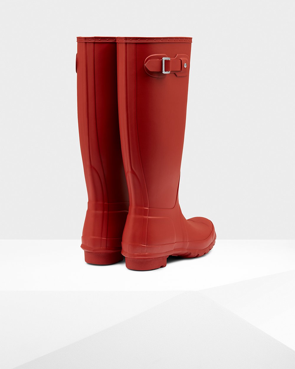 Womens Hunter Tall Rain Boots Red - Original - 1764538-OF